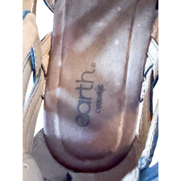 Earth Origins Admiral Blue Multi Bevvy Sandals Size 9 - Picture 6 of 6